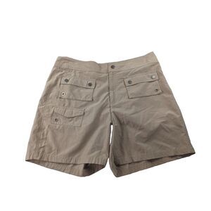 Joseph Abboud Cargo Shorts‎ Mens Size Medium Tan Outdoor Pockets Cotton Fishing